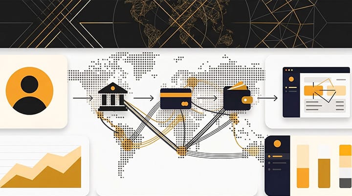 Mapa de métodos de pago regionales